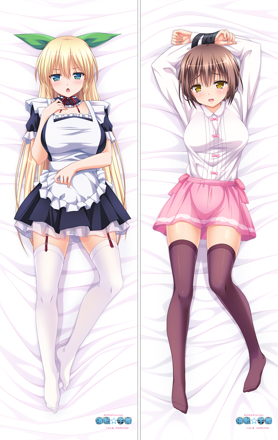 Saimin Gakuen Lady Lyrica and Suzunechan Full body waifu japanese anime pillowcases